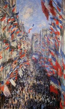 尅勞德 莫奈 Rue Montorgeuil 30th of June 1878 尅勞德 莫奈 Rue Montorgeuil 30th of June 1878